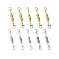 Hot 10-Piece Gold Clasp Connector for Necklace & Bracelet Jewelry Locks for DIY Crafts for  Jewelry Making Supplies
