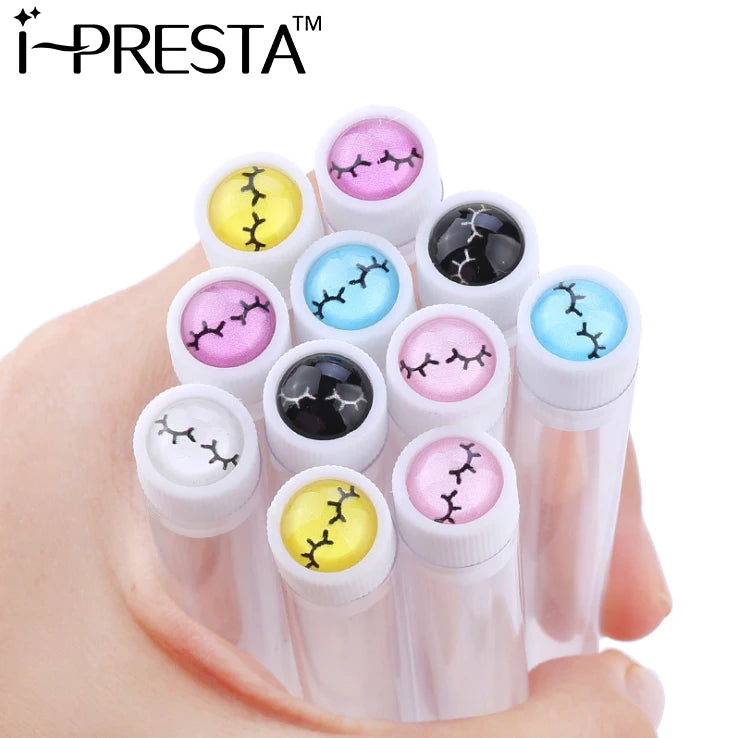 Crystal Shiny Disposable Mascara Wand Eyelash Eyebrow Brushes Spooly Applicator