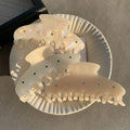 Wholesale Vintage 12 CM Large Size Hair Claw Clips Rhinestone Hair Claw Customize Logo Acetate Hair Claw for Women