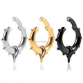 Evorte 5mm 4G Punk Coil Ear Weights Hanger Saddle Plug Tunnel Vintage 316L Stainless Steel Women Piercing Body Fine Jewelry