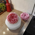 J-1058 3D Rose Flower Silicone Mold for Valentine's Day Aromatherapy Candle Molds Resin Mold Handmade Aromatherapy Soap Mouds