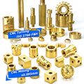 Custom Brass Manufacturing Metal Parts CNC Turning Machined Fabrication Factory Copper Service Milling Machining Brass Parts MegaBDM