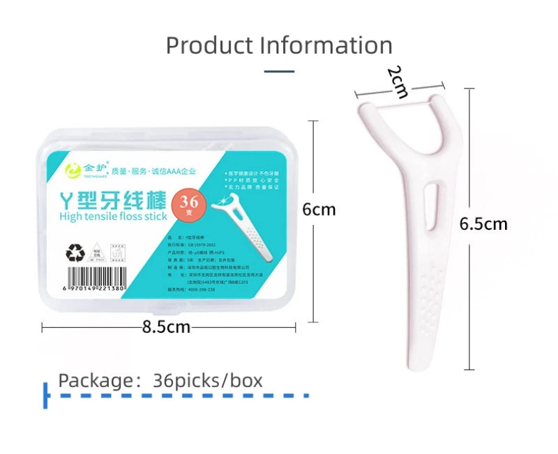 Cheap Price Teeth Dental Floss 30pcs Orthodontic Dental Flosser Picks
