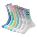 Customized Quick Dry Breathable Sports Socks for Men Women with Logo on Bottom for Football Basketball Running Spring Season