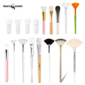 Beauty Planet Custom Fan Facial Brush Esthetician Applicator Mask Clay Face Brush for Facial Fluffy Silicone Face Mask Brush