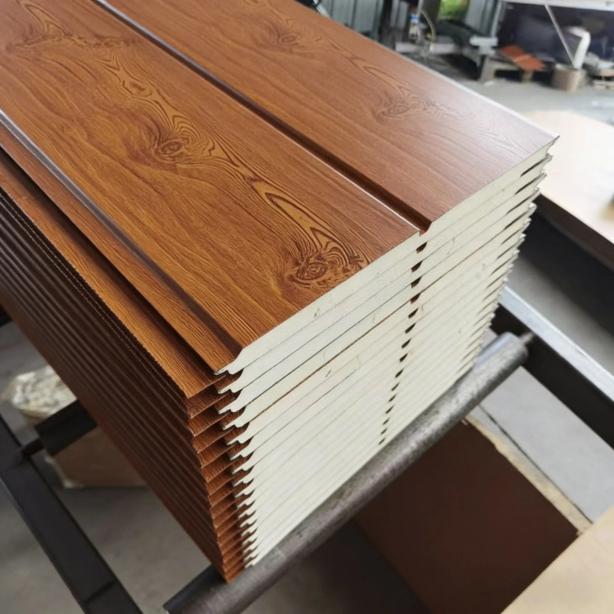Office Building Soundproof Building Material Hospital Lightweight Interior Wall PU Polyurethane Sandwich Panel