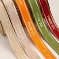 Custom Printed 25mm Gift Ribbons With Logo 7/8 Grosgrain Ribbon Printed 100 Yards Rolls Gold Foil Grosgrain Ribbon Roll