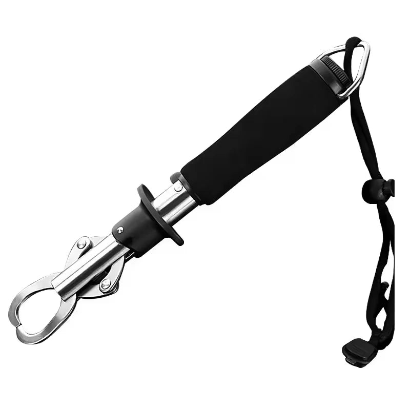 TAKEDO KY05 24.5cm Portable 15kg Multifunctional Stainless Steel Fish Controller with Scale