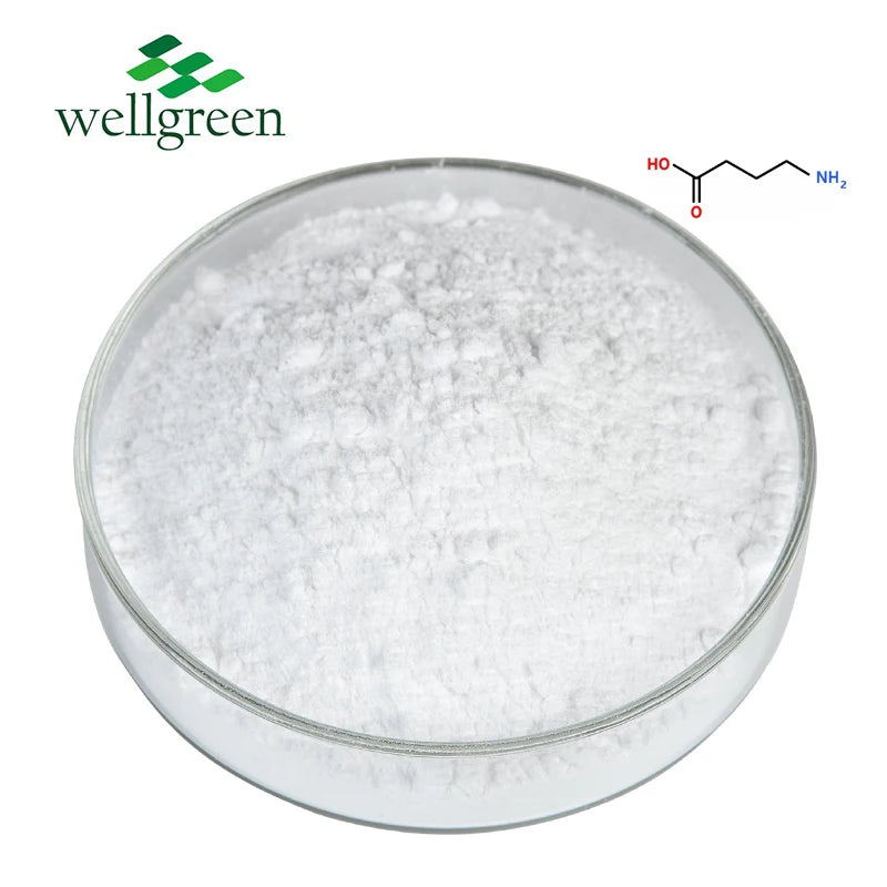 Wholesale Food Supplements Bulk GABA Gamma-aminobutyric Acid Powder CAS 56-12-2