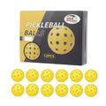 2025 JuDing Custom 40 Holes 12-pack Pickleball Balls Indoor and Outdoor Pickle Ball USAPA Approved Pickleball balls Set With Box