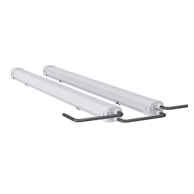 Local Germany Warehouse Tri-Proof Lights 40W 5000K 4ft 3x1.5 Cable 5-Year Warranty for Industrial Production Areas