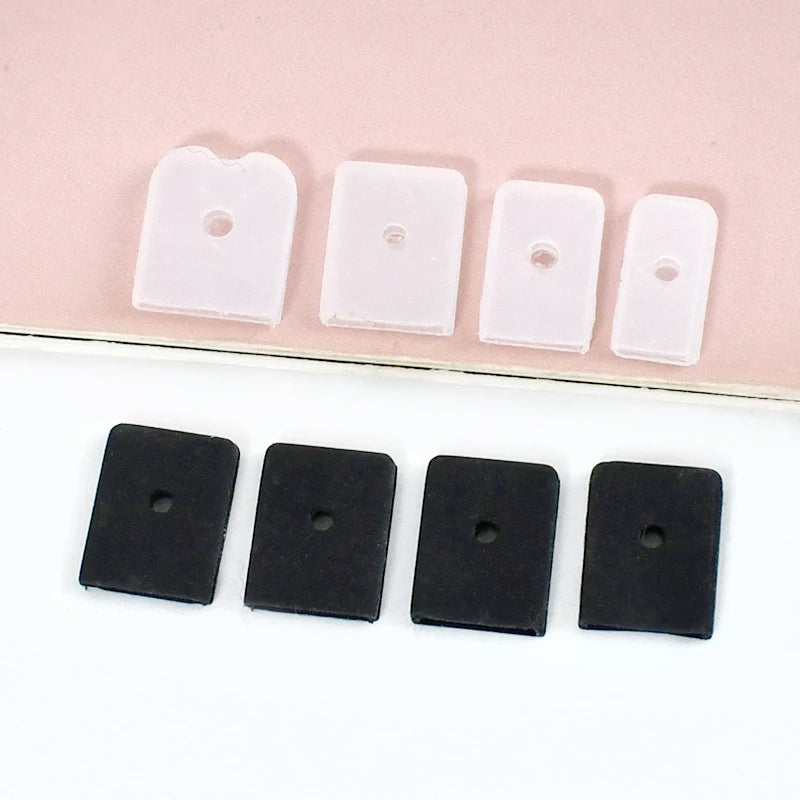 Meetee CN312 8mm DIY Garment Sewing Accessories Transparent Square Buckles Plastic Boning Wedding Dress Fishbone Cap Buckle