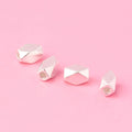 Wholesale Faceted Oval Beads 925 Sterling Silver Faceted Spacer Beads for Jewelry Making Supplies 4.6*2.7mm