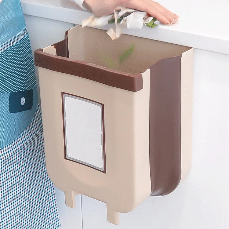 Epsilon 6L 9L 2.4 gal Hanging Trash Can Waste Kitchen Wall Mounted hanging wall mounted for kitchen Bathroom cabinet door MegaBDM