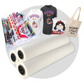 Scratch Resistant Transparent Heat Transfer 100M 100 Meter PET DTF Film Roll With Eva Double Coating Adhesive Laminating
