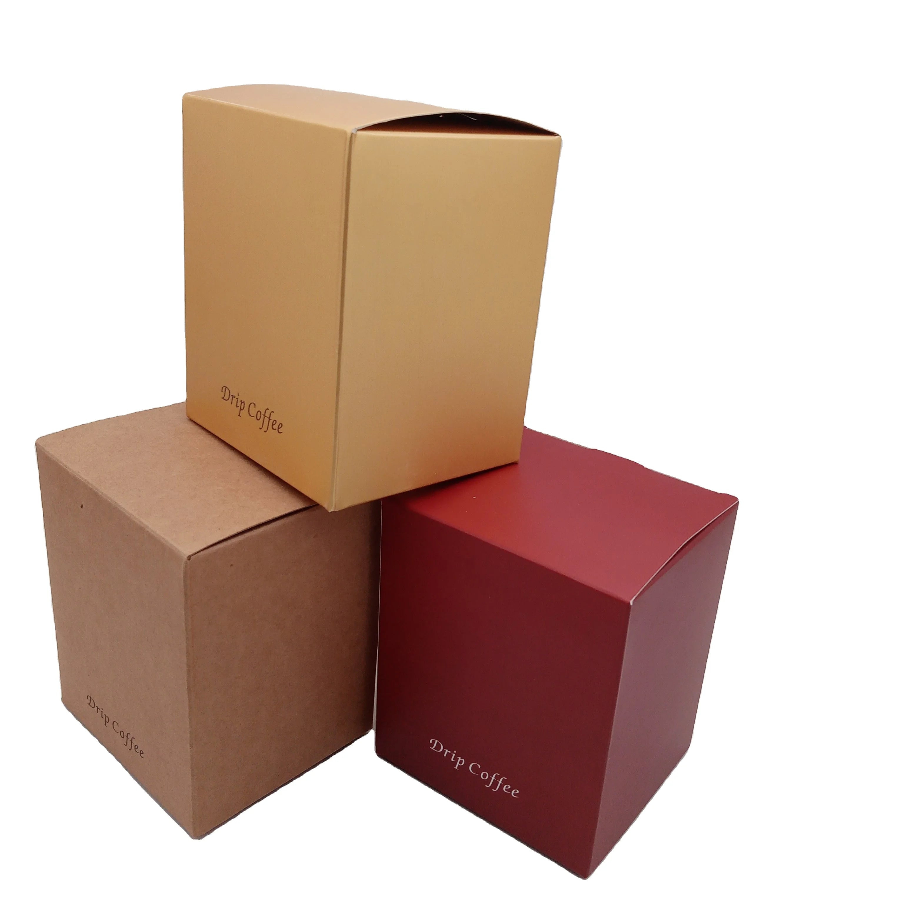 Food Grade Custom Printed Black Paper Box Fashion Foldable Recyclable Paper Box