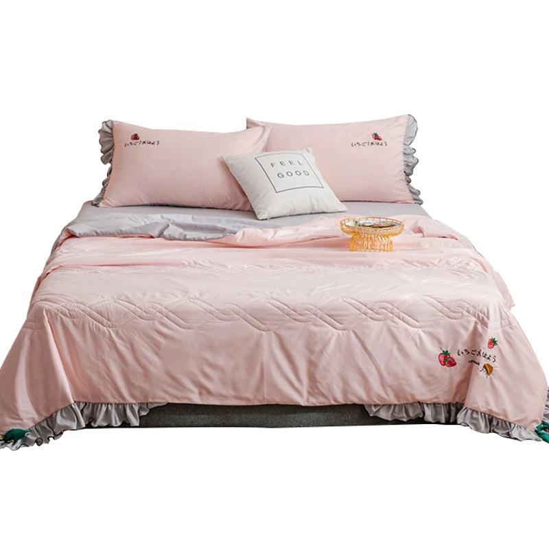 Summer Cool Cotton Comforter Sets Luxury Bedding Set Duvet Cover