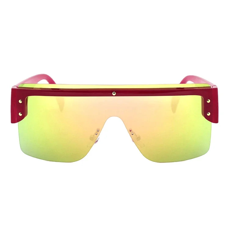 VIFF HP20608 Oversized Shade One Piece Lens Sun Glasses Fashion Square Sunglasses