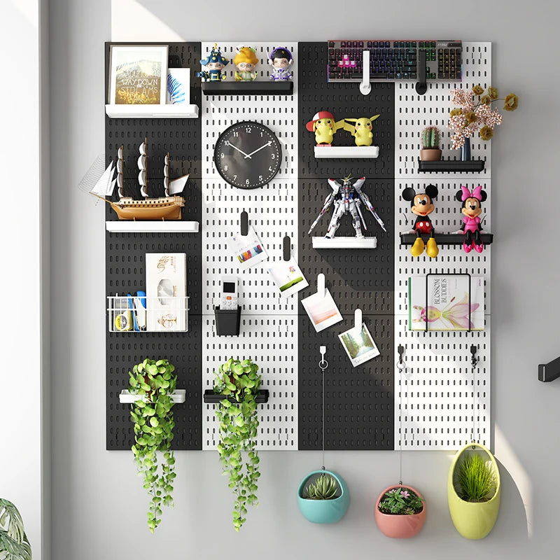 Hot Sales Nordic Peg Board Display Wall Mount Plastic Pegboard Hooks Pegboard Hook Locks Pegboard Accessories