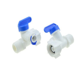 Tee Mini Plastic Ball Valve 1/4 3/8 Hose Quick Coupling 1/2 Male 3 Way Faucet Water Purifier Tap Connector