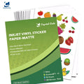 Custom Package Sticker Paper Matte White 8.5"*11"Self Adhesive Vinyl Inkjet Removable Sticker Paper Sheet