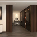 Factory Price Custom Modern Design Clothes Storage Organizer Wardrobe Bedroom Furniture Glass Door Wardrobe Closet Cabinet