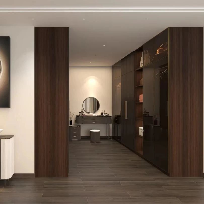 Factory Price Custom Modern Design Clothes Storage Organizer Wardrobe Bedroom Furniture Glass Door Wardrobe Closet Cabinet