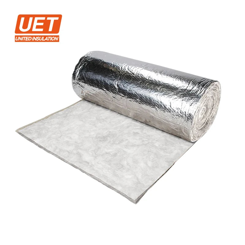 UET Fiberglass Insulation Roll Building Isolation Materials Aislante Termico R13 R19 R20 R30 R38 Laine De Verre