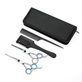 4-Piece Hairdressing Scissors Kit with Thinning Hair Comb Sharp Blade Tip Barber Accessories Made of Stainless Steel