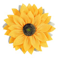 Fabric Artificial Sunflower Wreath Home Front Door Decoration Summer Flower Ring Hanging Garland Porch Wall Decor Welcome