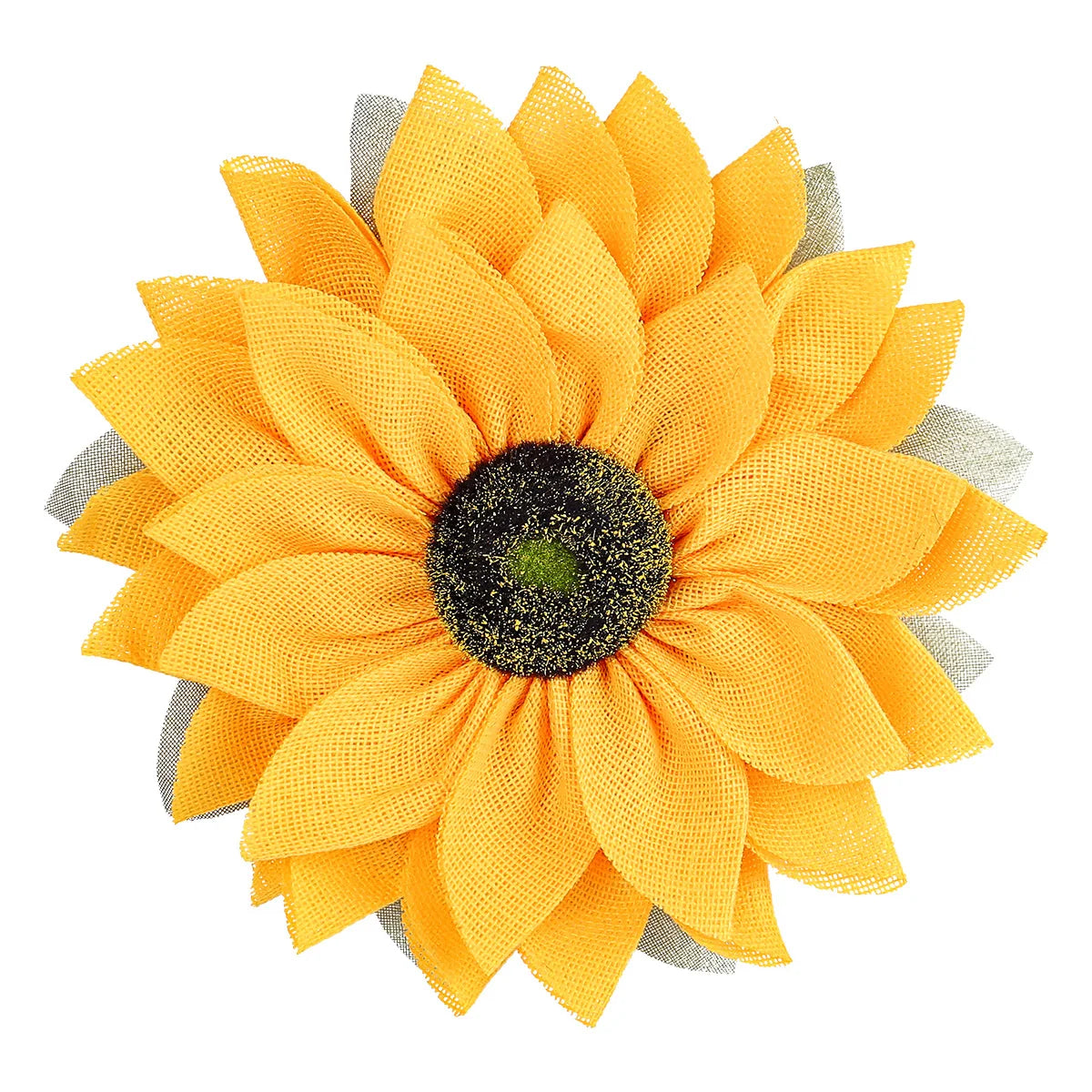 Fabric Artificial Sunflower Wreath Home Front Door Decoration Summer Flower Ring Hanging Garland Porch Wall Decor Welcome