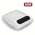 Professional 80w Nail Table Drill Vacuum Dust Collector Machine Nail Art Dust Clean Machine