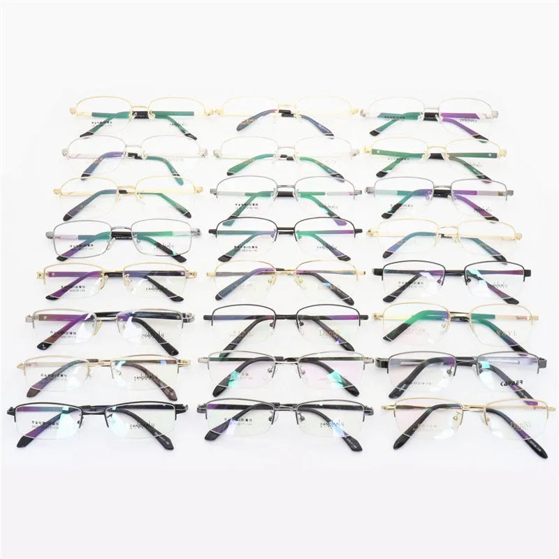 Wholesale Promotional Cheap Price Glasses Mens Metal Eyeglasses Frames Spectacle Squared Optical Eyeglasses Frames 2025