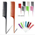 Professional Fashion Hair Dyeing Comb Plastic Weaving Highlighting Antistatic Comfortable Large Hair Brush Salon for Commercial