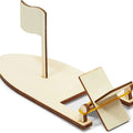 Model Ships Kids Diy Crafts Wooden Sailboat Science Kits
