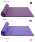 NQ SPORTS Eco-friendly TPE PVC PU Yoga Mats Gym Thick Fitness Mat Set Manufacturers Wholesale Dance Practice Mat Two-Color