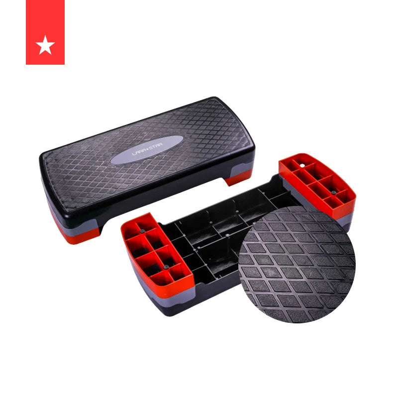 Best Choice LS1117 Adjustable Aerobic Exercise Stepper Home Gym Fitness Accessory for Whole Body Workout Step Platform