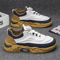 M0206 Men's Shoes Autumn Niche Design Rotating Button Daddy Shoes Trendy Men's Anti-slip Heightening All-match Sports Shoes