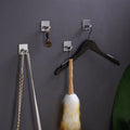 Wholesale SUS304 Stainless Steel CE Certified Durable Eco-Friendly Custom Design Coat Robe Rails Hooks 3M Adhesive Wall Bathroom