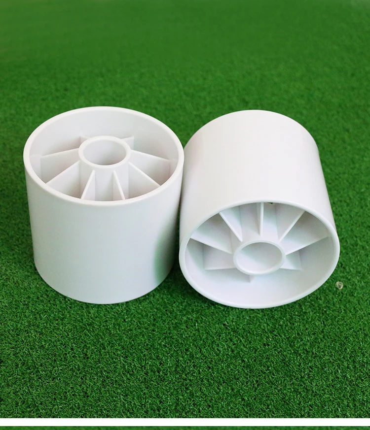 Durable 10cm Plastic Golf Putting Green Hole Cup Thickened 4mm Thickness for Golf Practice Backyard Indoor Golf Green