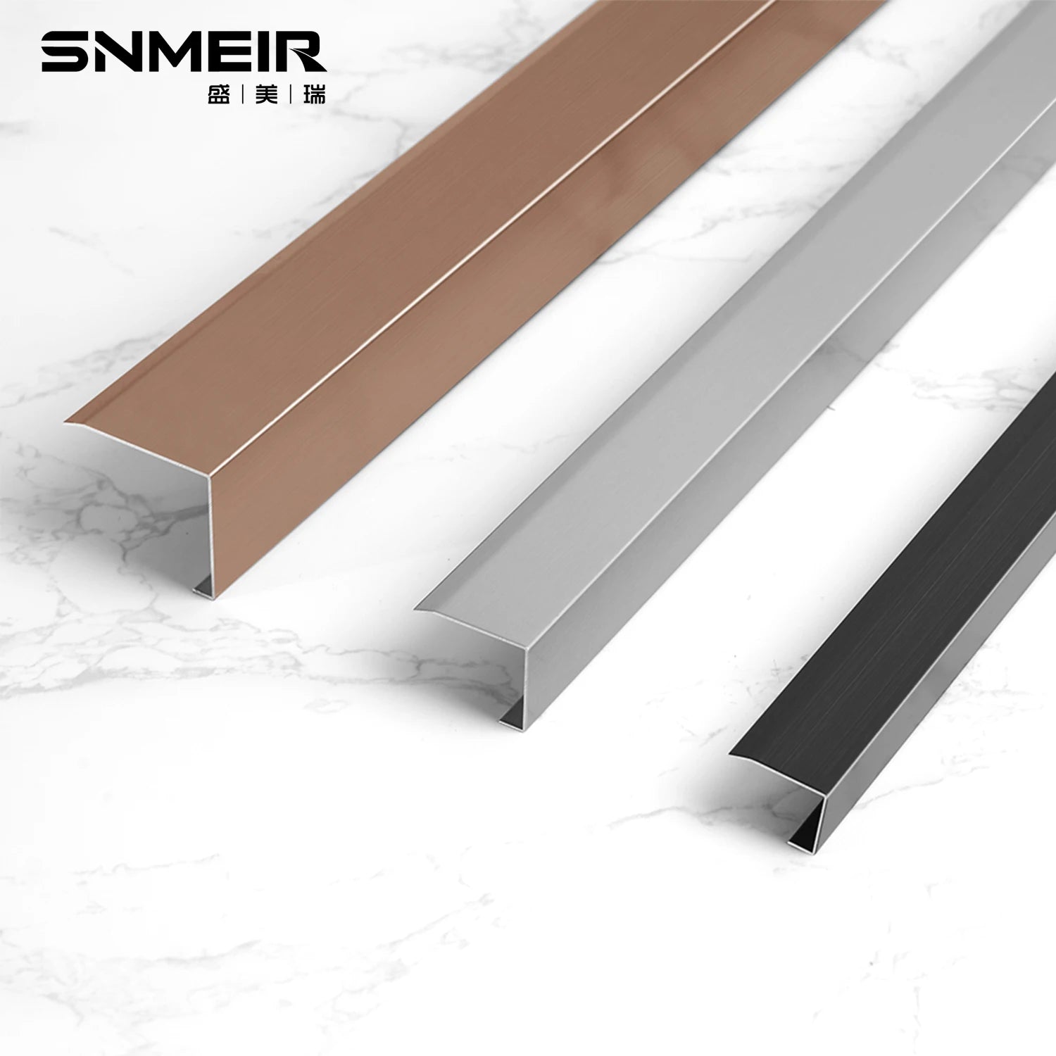 Senmry Factory Customized Colorful Stainless Steel L Shape Tile Edge Trim