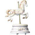 Stage Props Supply Fiberglass Carousel / Ride Horse Sculpture / Merry-go-round Props for Wedding Decoration