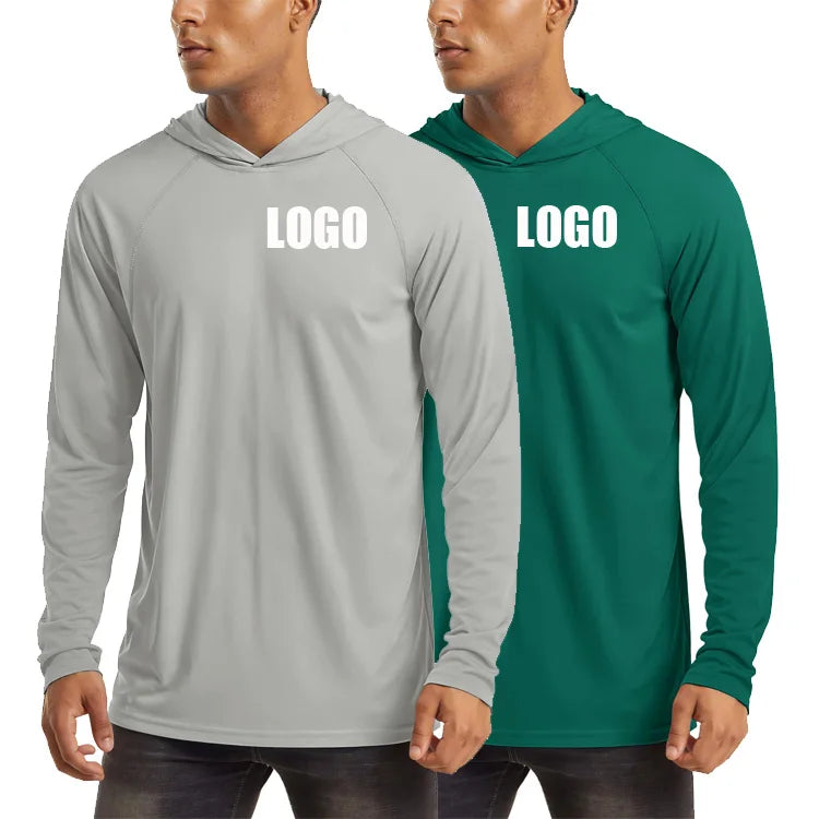Clothes Men Custom-t-shirt Man t Shirt Custom logo Hooded Design Your Own Custom Uv Fishing Shirt