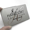 Mirror Silver Metal Name Business Card Metal Cards