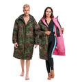 Swimming Custom Robe Waterproof Dri Swim Robe Quick Dry Spandex Cotton Hooded Beach Towel Outdoor Camo Dry Changing Robe
