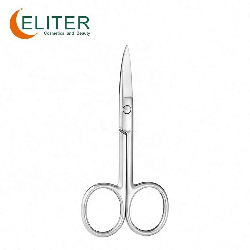 Eliter in Stock Hot Sell Stainless Steel Manicure Cuticle Scissor Manicure Scissors Matt Nail Art Scissors Nail Manicure