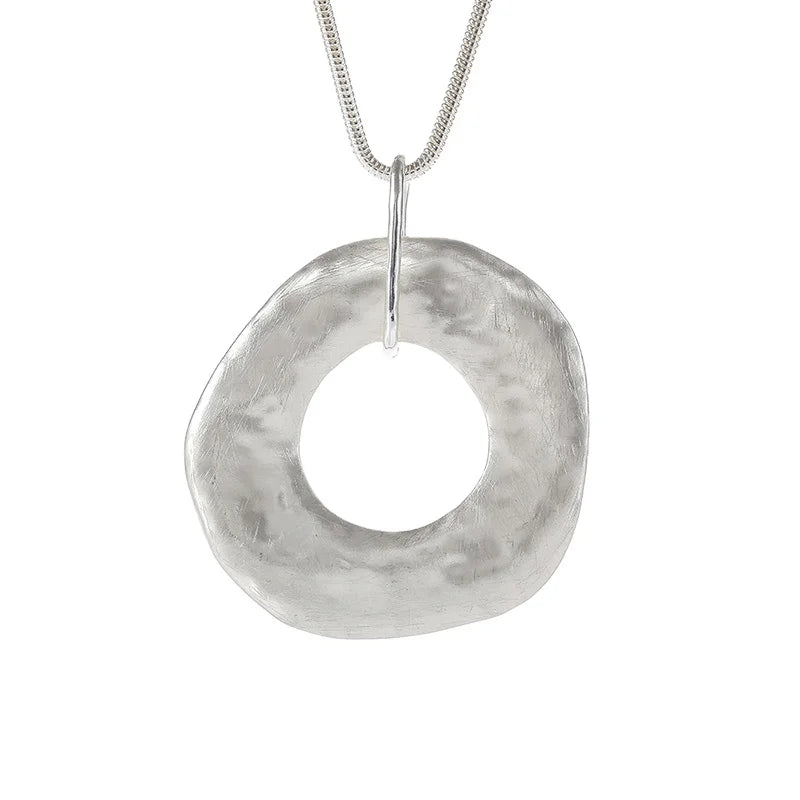 Vintage Long Sweater Necklace Chain Irregular Pendant Bohemian Classical for Women Girl