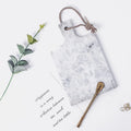 Top Quality Marble Stone Jewelry Cookies Dessert Display Tray for Home Decoration Rectangle White Marble Dinner Charge Plate