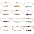 Simple Rope Braided Bracelet Crushed Stone Natural Stone Bracelet
