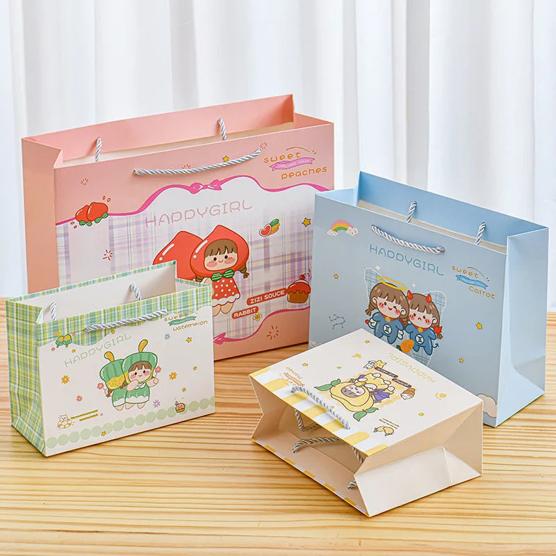 White Boutique Brand Shopping Hot Stamping Gift Handle Embossing Personalized Durable Eco-Friendly Brown Paper Bag